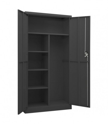 vidaXL Locker Cabinet Anthracite 90x40x180 cm Steel