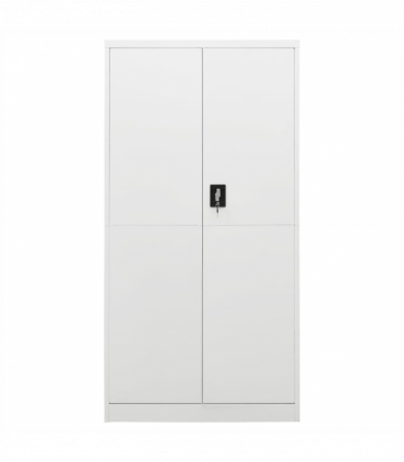 vidaXL Locker Cabinet White 90x40x180 cm Steel