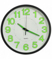 vidaXL Luminous Wall Clock Black 30 cm