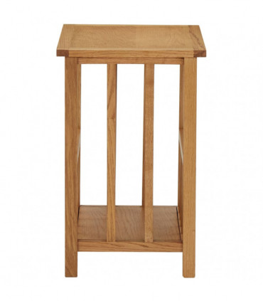 vidaXL Magazine Table 45x35x55 cm Solid Oak Wood