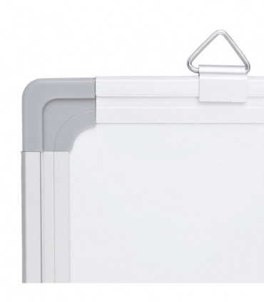 vidaXL Magnetic Whiteboard Foldable 180x80x1.7 cm Aluminium