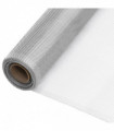 vidaXL Mesh Screen Aluminium 60x2000 cm Silver