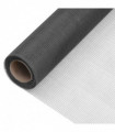 vidaXL Mesh Screen Fiberglass 112x2000 cm Black