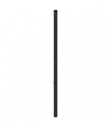 vidaXL Metal Headboard Black 140 cm