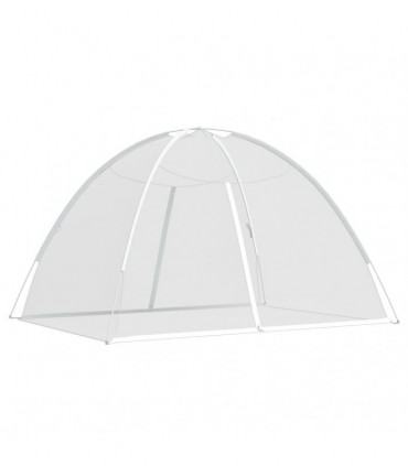 vidaXL Mosquito Net Mongolia with Doors 220 Mesh White 200x120x130 cm