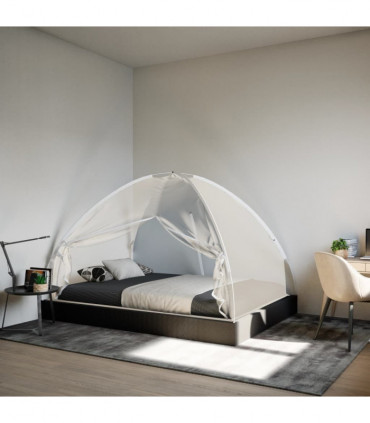 vidaXL Mosquito Net Mongolia with Doors 220 Mesh White 200x180x135 cm