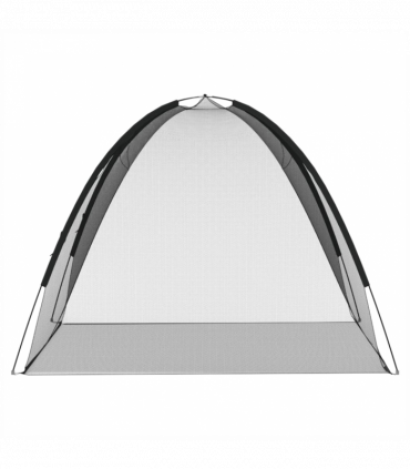 vidaXL Mosquito Net Mongolia with Doors 220 Mesh Black 200x180x135 cm