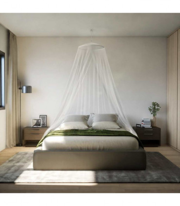 vidaXL Mosquito Net for Bed 220 Mesh White 56x56x220 cm