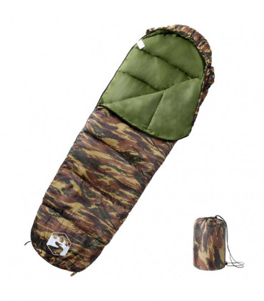 vidaXL Mummy Sleeping Bag for Adults Camping 3 Seasons
