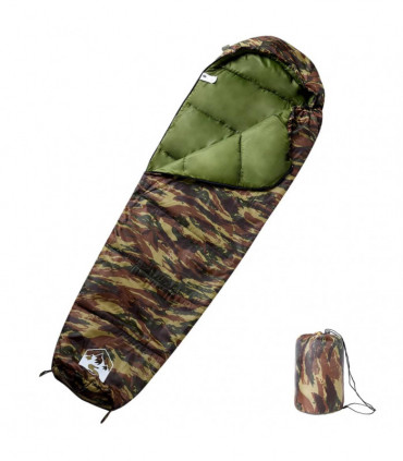 vidaXL Mummy Sleeping Bag for Adults Camping 3 Seasons