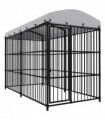 vidaXL Outdoor Dog Kennel with Roof 300x150x210 cm
