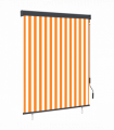 vidaXL Outdoor Roller Blind 140x250 cm White and Orange