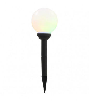 vidaXL Outdoor Solar Lamps 4 pcs LED Spherical 15 cm RGB