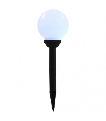 vidaXL Outdoor Solar Lamps 4 pcs LED Spherical 15 cm RGB