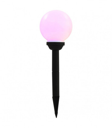 vidaXL Outdoor Solar Lamps 4 pcs LED Spherical 15 cm RGB