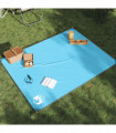 vidaXL Picnic Blanket with Pegs Blue 205x155 cm