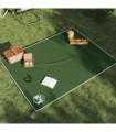 vidaXL Picnic Blanket with Pegs Green 205x155 cm