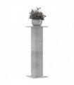 vidaXL Plant Stands 2 pcs Concrete Grey 30x30x95 cm Engineered Wood