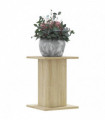 vidaXL Plant Stands 2 pcs Sonoma Oak 30x30x40 cm Engineered Wood