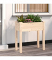 vidaXL Planter with Liner 71x37x76 cm Solid Wood Fir