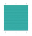 vidaXL Pleated Blind Petrol Green 120x100 cm Fabric Width 119.4 cm Polyester
