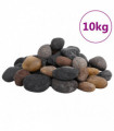 vidaXL Polished Pebbles 10 kg Mixed Colour 5-8 cm