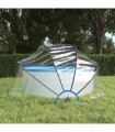 vidaXL Pool Dome Round 315x158 cm PVC