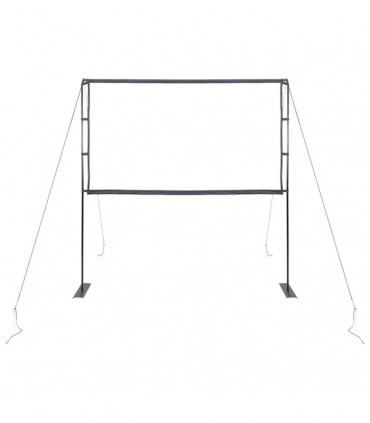 vidaXL Projection Screen with Stands 100 Inch 16:9