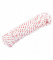 vidaXL Pull Starter Cord White and Red Ø4 mm 10 m Nylon