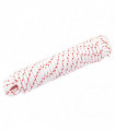 vidaXL Pull Starter Cord White and Red Ø6 mm 10 m Nylon