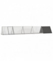 vidaXL Rabbit Cage Anthracite 504.5x80.5x71 cm Galvanised Steel