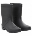 vidaXL Rain Boots Black Size 44 PVC