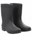vidaXL Rain Boots Black Size 45 PVC