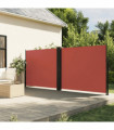 vidaXL Retractable Side Awning Terracotta 180x1000 cm