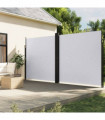 vidaXL Retractable Side Awning White 200x1200 cm