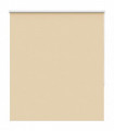 vidaXL Roller Blind Blackout Beige 120x130 cm Fabric Width 116.6 cm Polyester
