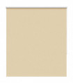 vidaXL Roller Blind Blackout Beige 125x150 cm Fabric Width 121.6 cm Polyester