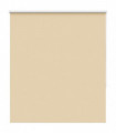 vidaXL Roller Blind Blackout Beige 125x175 cm Fabric Width 121.6 cm Polyester