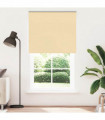vidaXL Roller Blind Blackout Beige 135x230 cm Fabric Width 131.6 cm Polyester