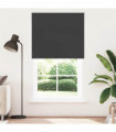 vidaXL Roller Blind Blackout Black 135x230 cm Fabric Width 131.6 cm Polyester