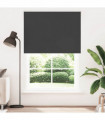 vidaXL Roller Blind Blackout Black 150x210 cm Fabric Width 146.6 cm Polyester