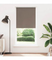 vidaXL Roller Blind Blackout Coffee 100x230 cm Fabric Width 95.7 cm Polyester