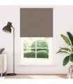vidaXL Roller Blind Blackout Coffee 120x210 cm Fabric Width 116.6 cm Polyester