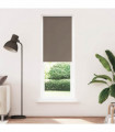 vidaXL Roller Blind Blackout Coffee 85x230 cm Fabric Width 80.7 cm Polyester
