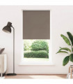 vidaXL Roller Blind Blackout Coffee 90x210 cm Fabric Width 85.7 cm Polyester