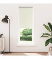 vidaXL Roller Blind Blackout Off White 80x230 cm Fabric Width 75.7 cm Polyester