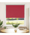 vidaXL Roller Blind Blackout Red 105x175 cm Fabric Width 100.7 cm Polyester
