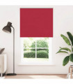 vidaXL Roller Blind Blackout Red 135x210 cm Fabric Width 131.6 cm Polyester