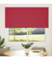 vidaXL Roller Blind Blackout Red 160x150 cm Fabric Width 156.6 cm Polyester