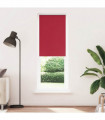 vidaXL Roller Blind Blackout Red 80x230 cm Fabric Width 75.7 cm Polyester